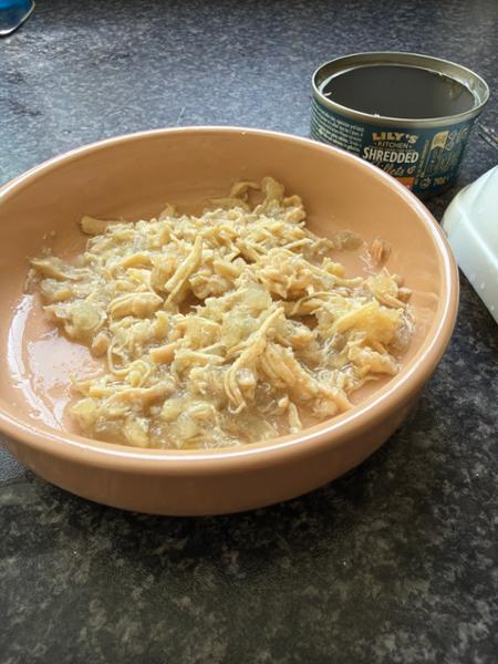 Lily's Kitchen Shredded Fillets in Jelly | Grain-Free Recipes | Wet Cat Food | Chicken & Salmon | 8 x 70g | Adult Cat Food Variety Pack