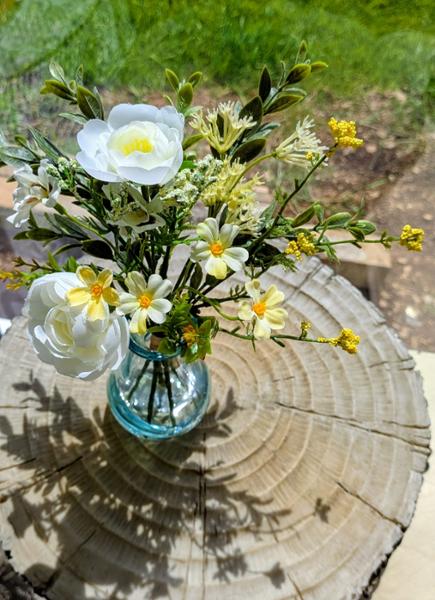 Faux Pink Ranunculus & Pansy in Vase | Floralsilk