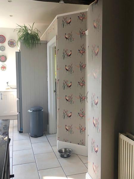 Pheasant Meadow Wallpaper Natural Arthouse 100214AH SAMPLE