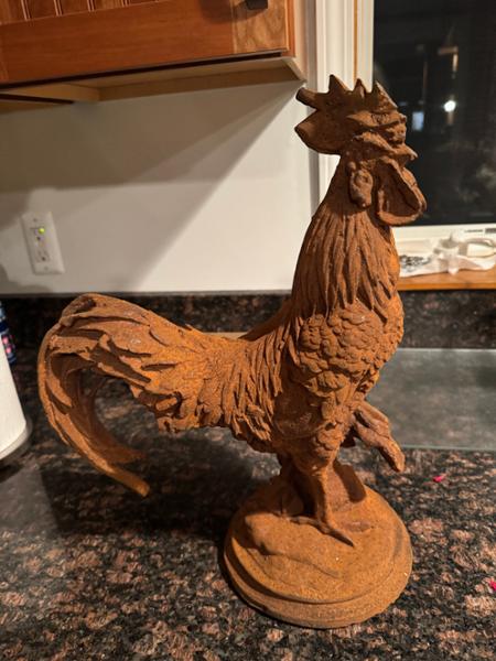 Outdoor D?cor Cockerel Statue