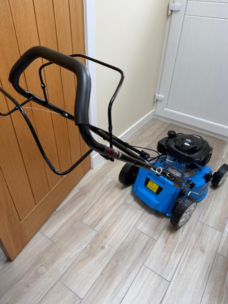 SGS petrol lawn mover and petrol strimmer