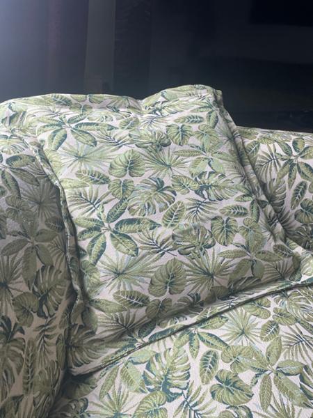 Beautiful fabric, new lease of life for my sofas.