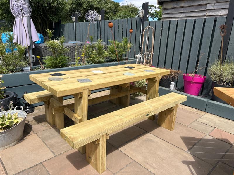 Garden BBQ Table
