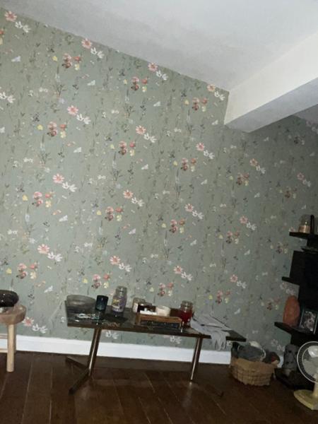 Elsie Floral Wallpaper Sage Green World of Wallpaper AF0044