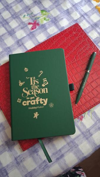Hobbymaker Christmas Notebook & Pen