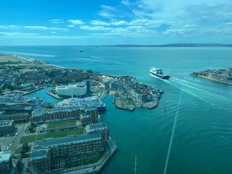 Portsmouth - Fishbourne route