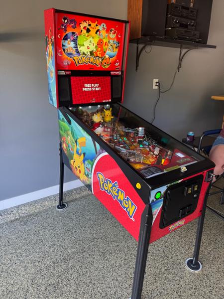 Pokémon Premium Pinball Machine by Stern