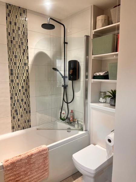 Electric Shower - Amala 9.5kW DuElec Brushed Copper Shower