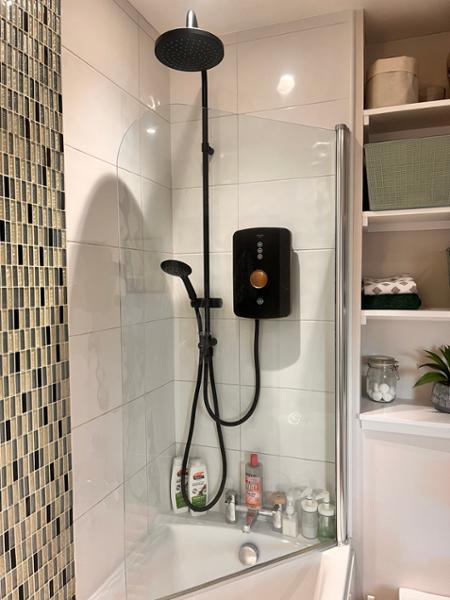 Electric Shower - Amala 9.5kW DuElec Brushed Copper Shower
