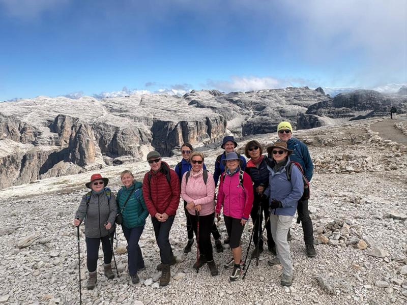 Walking in the Dolomites - Campitello