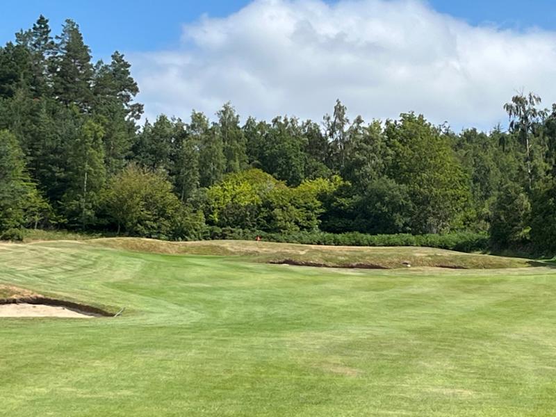 Great golf break in brilliant sunshine at Slaley Hall