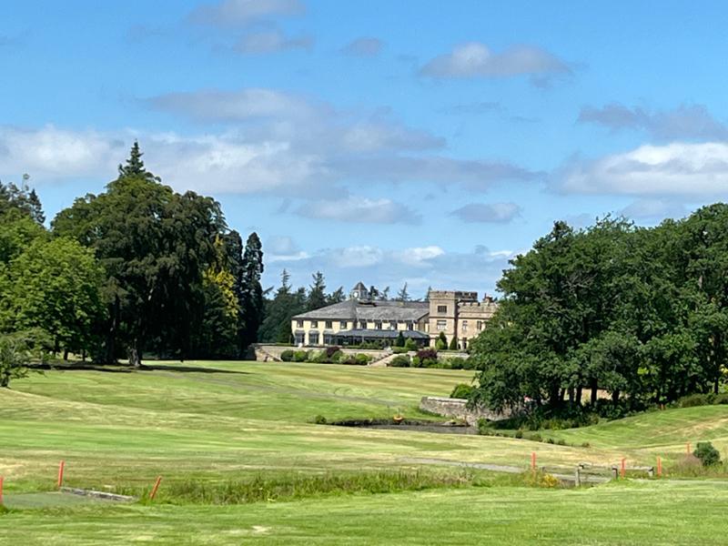 Great golf break in brilliant sunshine at Slaley Hall