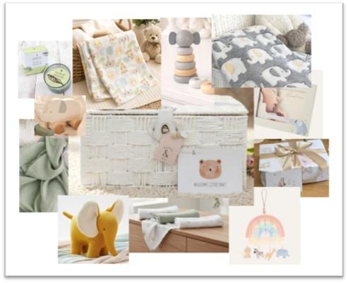White Paper Rope Wicker Nursery Basket - Bumbles and Boo