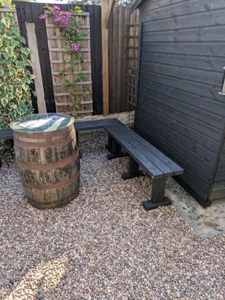 Recycled Mixed Plastic Standard Bench