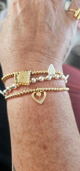 Joma Jewellery Mother's Day A Little 'Happy Mother's Day' Bracelet In Gold Plating