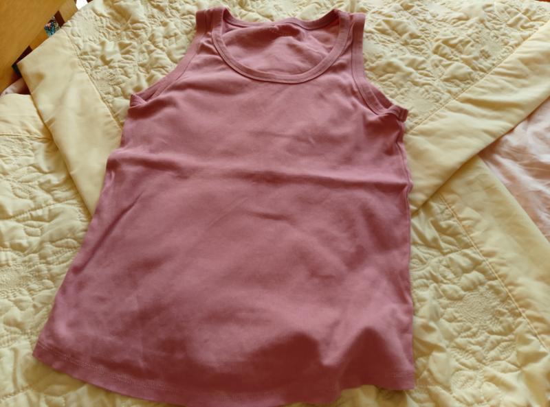 Womens Pink Cotton Rich Stretch Vest Top