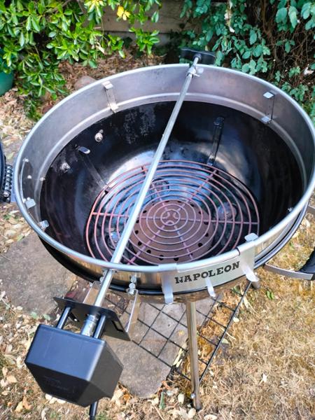 Powerful rotisserie motor
