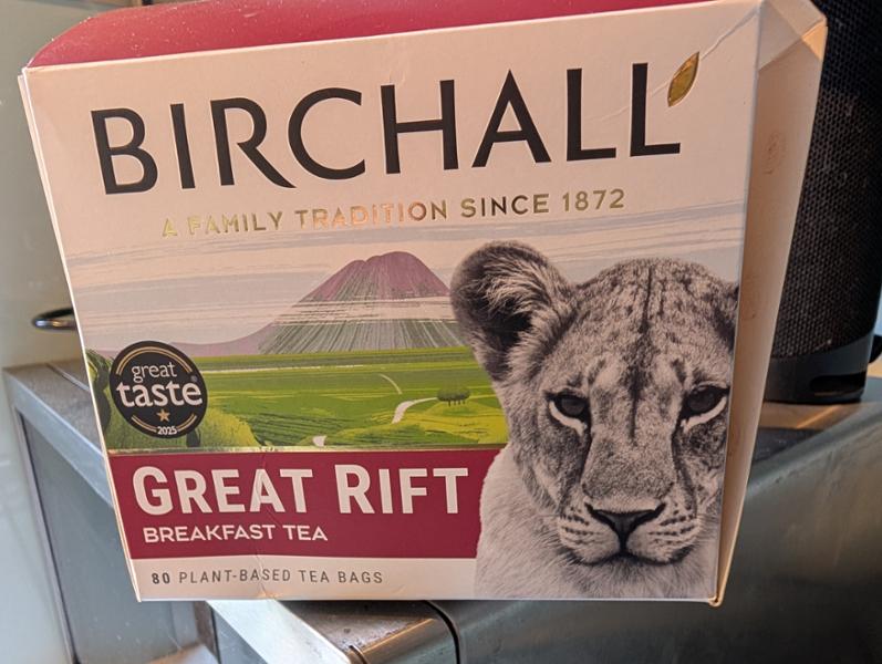 Great Rift Breakfast Blend 80 Plant-Based Everyday Tea Bags