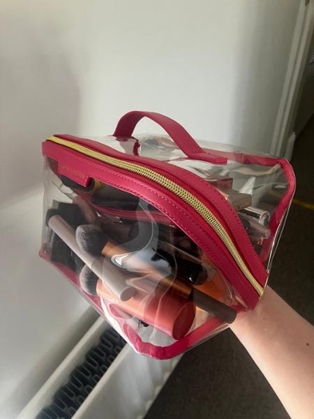 Katie Loxton Clear Large Makeup & Wash Bag