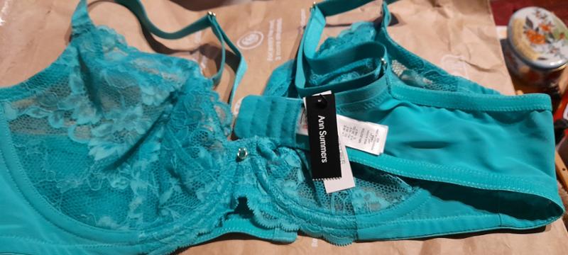 Ann Summers Sexy Lace Planet Plunge Bra Black