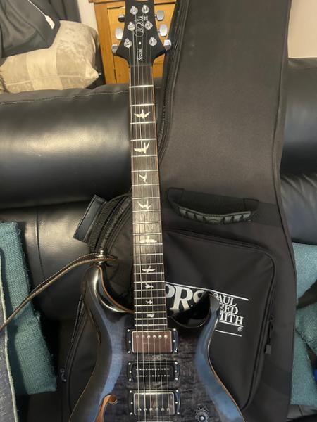 PRS SE Special Semi-Hollow Electric Guitar in Charcoal Burst