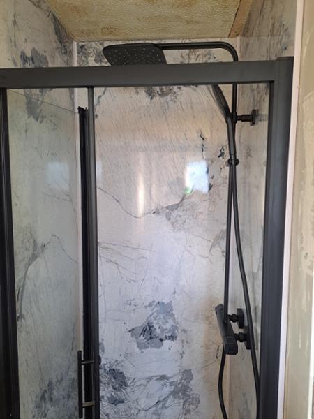 Bar Diverter Mixer Shower - Velino Cool Touch Black Shower