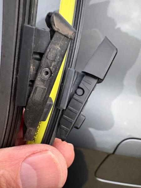 Rear wipe amount doesn’t fit car wiper arm