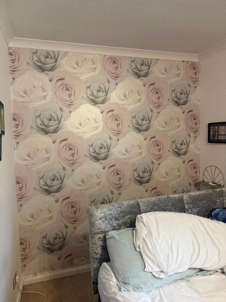 Melany Rose Wallpaper Pink World of Wallpaper AF0013
