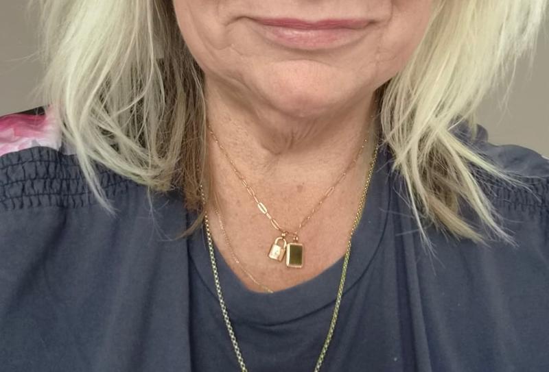 'Inner Strength' Waterproof Gold Charm Necklace
