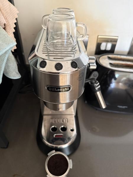 Dedica Style Pump Espresso Coffee Machine- Silver