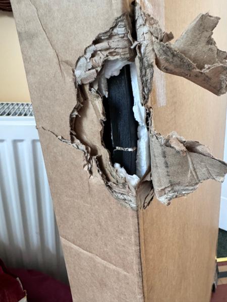 Poor Customer service, damaged product!!