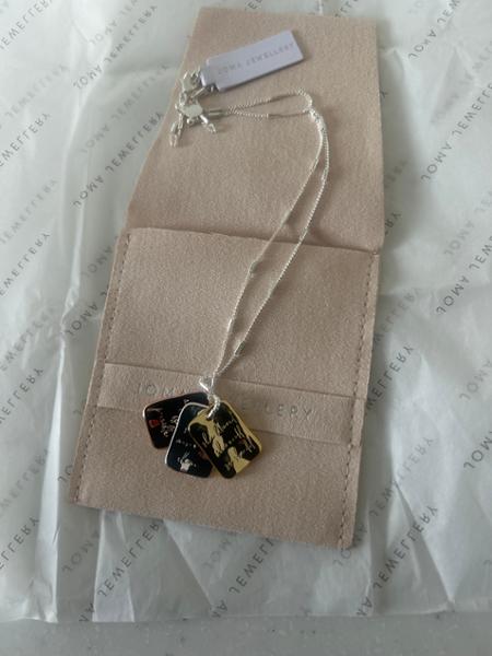 Affirmation Discs 'Positivity' Necklace