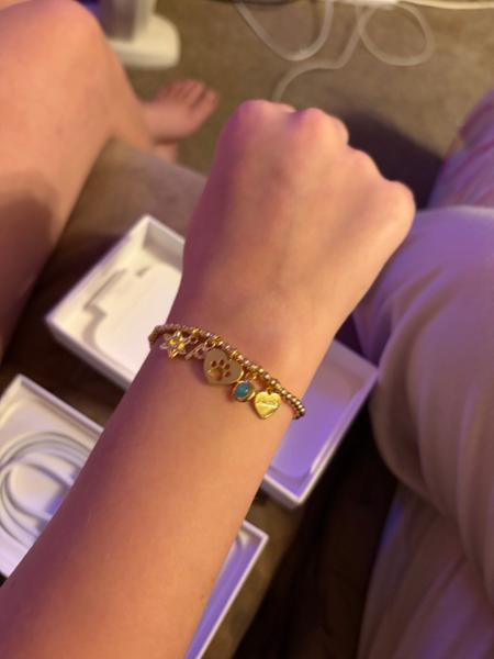 PERSONALISATION | BIRTHSTONE CHARM | Gold | March