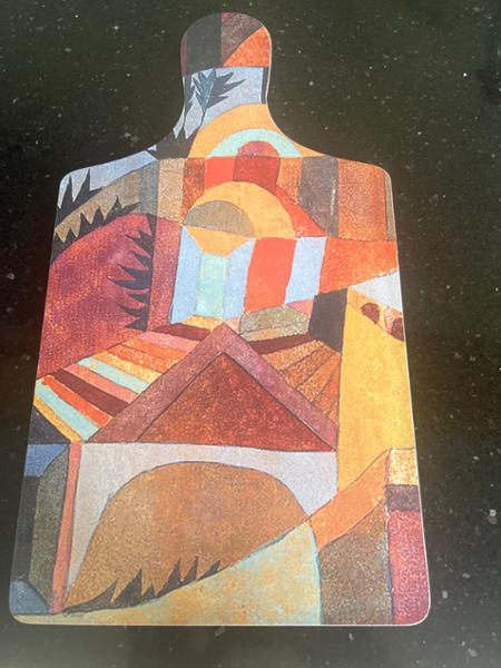 Multicoloured Paul Klee Chopping Board Culture Vulture
