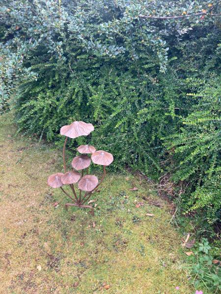 Mushrooms Plant Stake Sculpture