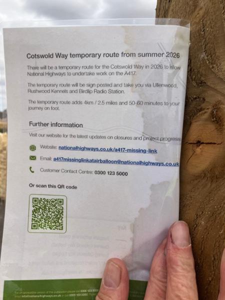Trail blocked
