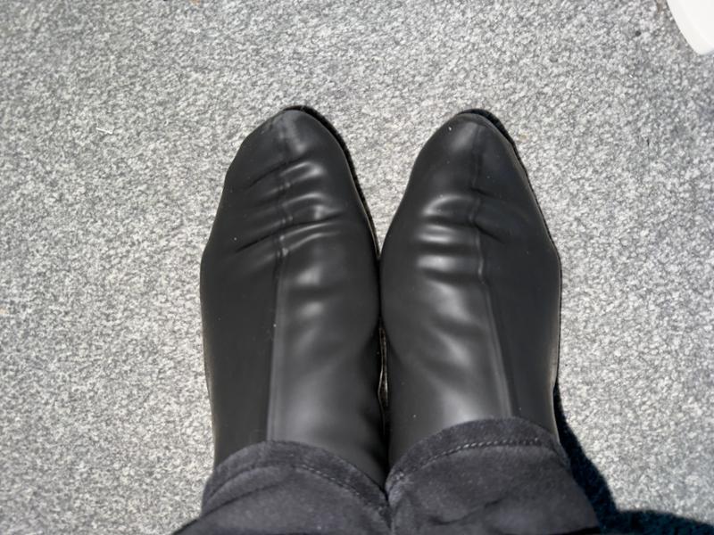 Calf Fitting Rubber Latex Socks