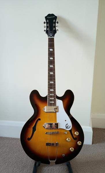 Epiphone Original Casino Hollowbody Electric Guitar in Vintage Sunburst