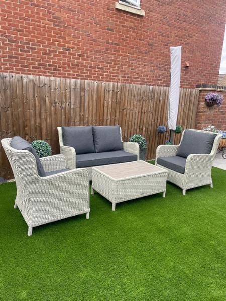 Chedworth 2 seat sofa set grey