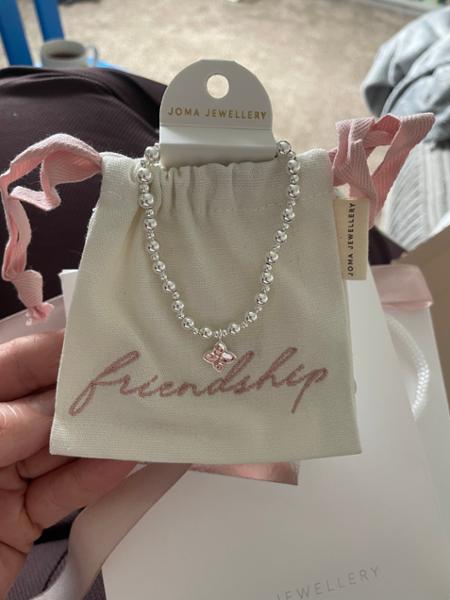 Words To Treasure 'Forever Friendship' Bracelet In Silver Plating
