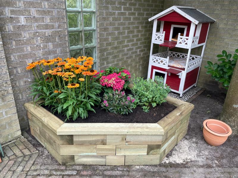 Plantenbak precies naar wens
