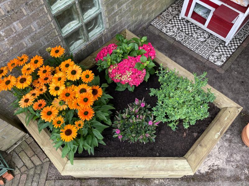Plantenbak precies naar wens