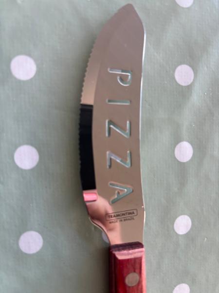 Tramontina Pizza Knife Polywood Handle, 21cm, Red