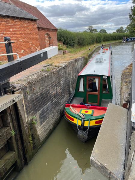 Enjoyable, despite the shortage of water and enforced lock closures.