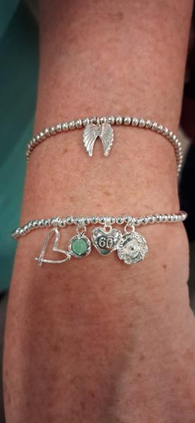 PERSONALISATION | A LITTLE BRACELET |  OFFSET HEART