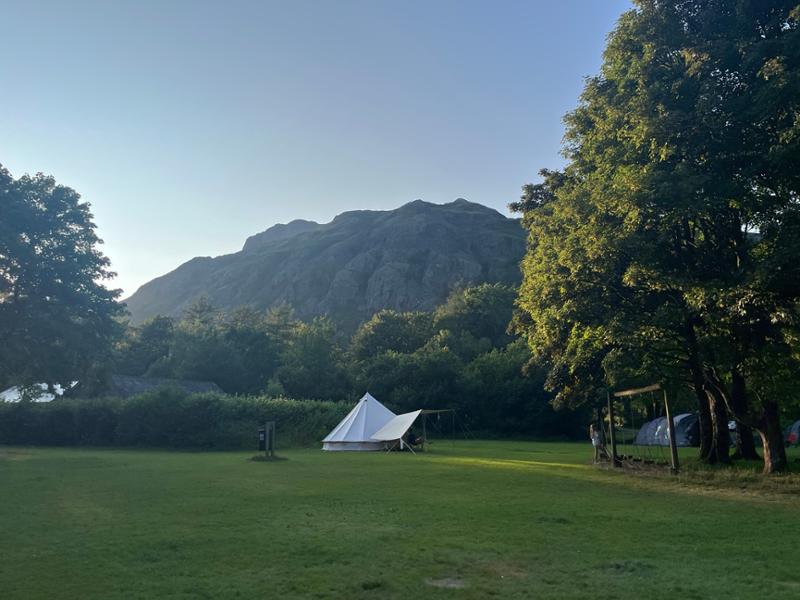 Peaceful and surrounded by mountains, clean and well maintained.