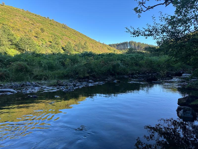 Perfect chilled location with stunning river setting and fresh pastries