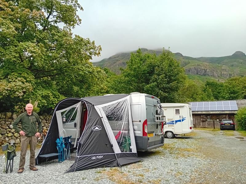 Great campsite in a great location for lovers of the outdoors.