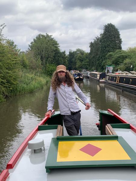 visited friends and tied in this narrow boat trip.. superb