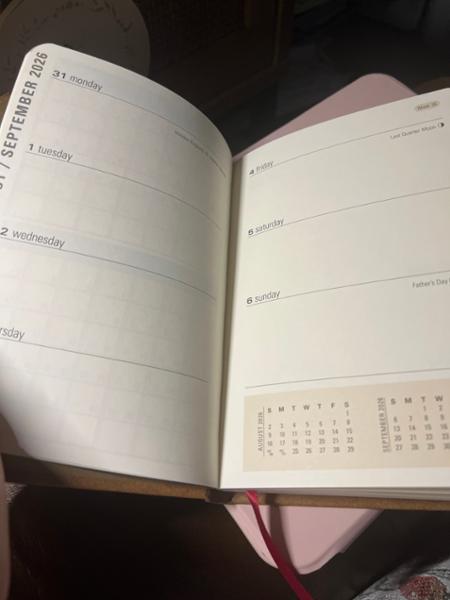 16 month Art Nouveau diary